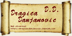 Dragica Damjanović vizit kartica